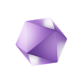 Purple hexagon background shape