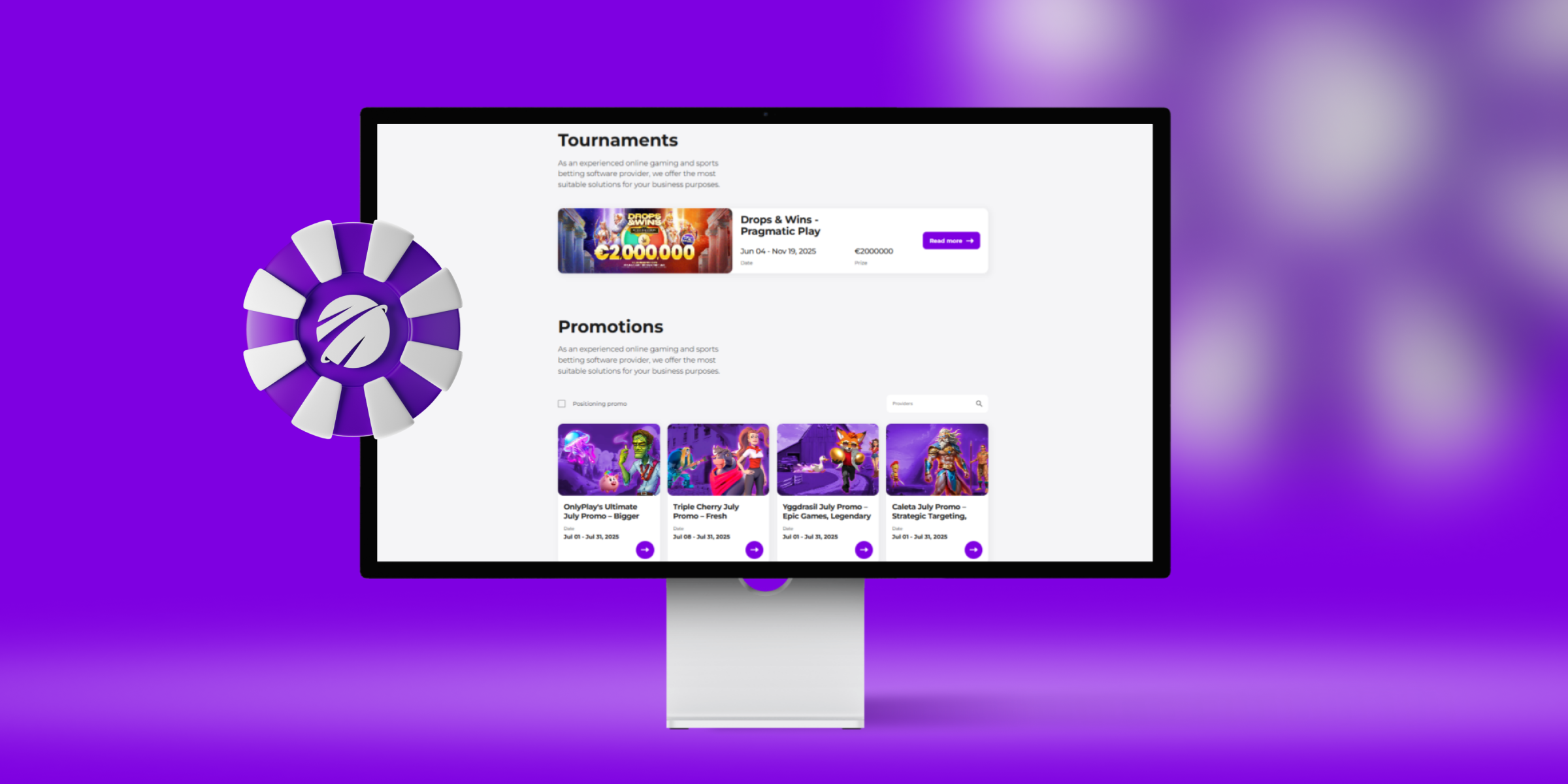 tournaments and promotions