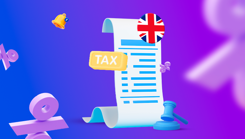 Tax rate illustration GB